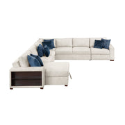 8548BE*6SCACCLA2 (6)5-Piece Sectional with Reversible Chaise, Pull-out Bed, Hidden Storage and Click Motion Back - 8548BE*6SCACCLA2