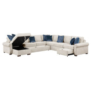 8548BE*6SCACCLA4 (6)5-Piece Sectional with Reversible Chaise, Pull-out Bed, Hidden Storage and Click Motion Back - 8548BE*6SCACCLA4