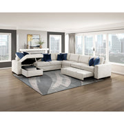 8548BE*6VC2ACR2ACLACA (6)5-Piece Sectional with Reversible Chaise, Pull-out Bed and Hidden Storage - 8548BE*6VC2ACR2ACLACA