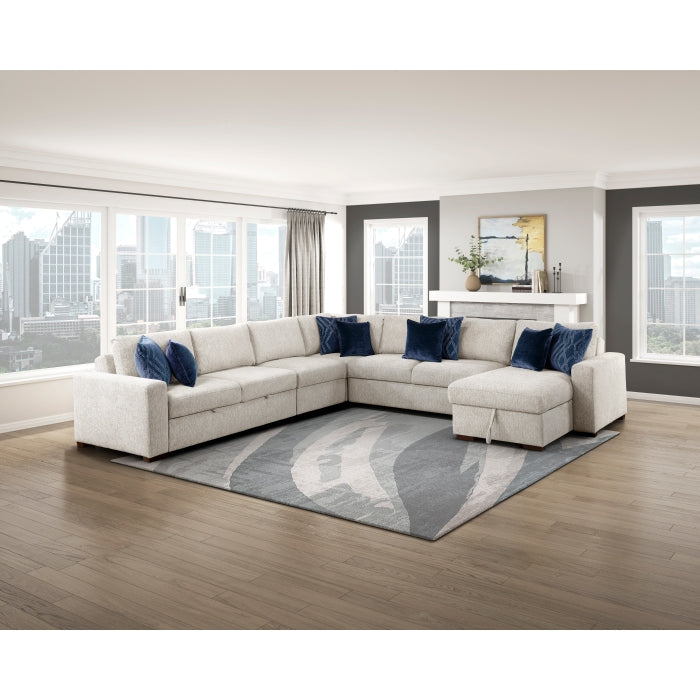 8548BE-VCCL Convertible Armless Storage Chaise with Click Motion Back - 8548BE-VCCL
