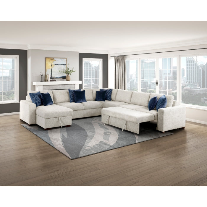 8548BE-VCCL Convertible Armless Storage Chaise with Click Motion Back - 8548BE-VCCL