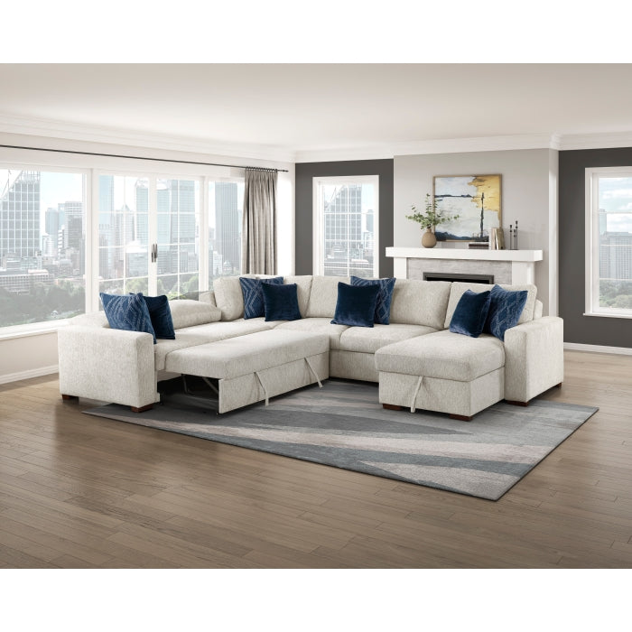 8548BE-VCCL Convertible Armless Storage Chaise with Click Motion Back - 8548BE-VCCL