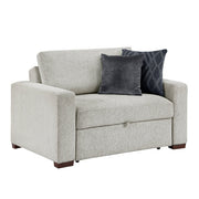 8548GY-215ACLA* (2)Convertible Chair and a half with Pull-out Bed, Click Motion Back and Two Track Arms - 8548GY-215ACLA*