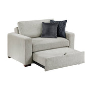 8548GY-215ACLA* (2)Convertible Chair and a half with Pull-out Bed, Click Motion Back and Two Track Arms - 8548GY-215ACLA*