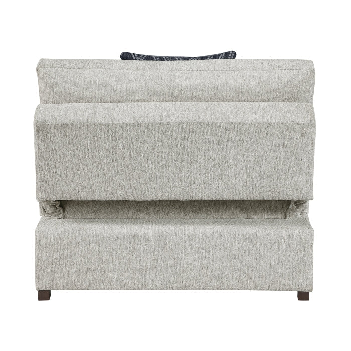 8548GY-215ACLA2* Convertible Chair and Half with Pull-out Bed, Click Motion Back, Two Arms with Shelves and Charging Ports - 8548GY-215ACLA2*