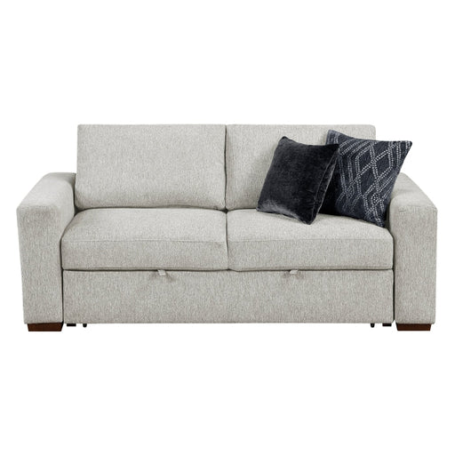 8548GY*22ACLA Love Seat with Pull-out Bed and Click Motion Back - 8548GY*22ACLA
