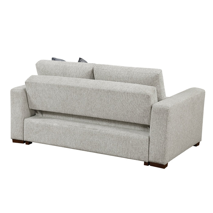 8548GY*22ACLA Love Seat with Pull-out Bed and Click Motion Back - 8548GY*22ACLA