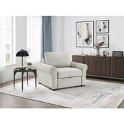 8548GY-2ACCLA4* Convertible Chair with Pull-out Bed, Click Motion Back and Two Roll Arms - 8548GY-2ACCLA4*