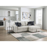 8548GY*3VC15ACLA 2-Piece Sectional with Reversible Chaise, Pull-out Bed and Hidden Storage, Click Motion Back - 8548GY*3VC15ACLA