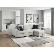 8548GY*3VC2ACLA 2-Piece Sectional with Reversible Chaise, Pull-out Bed and Hidden Storage, Click Motion Back - 8548GY*3VC2ACLA
