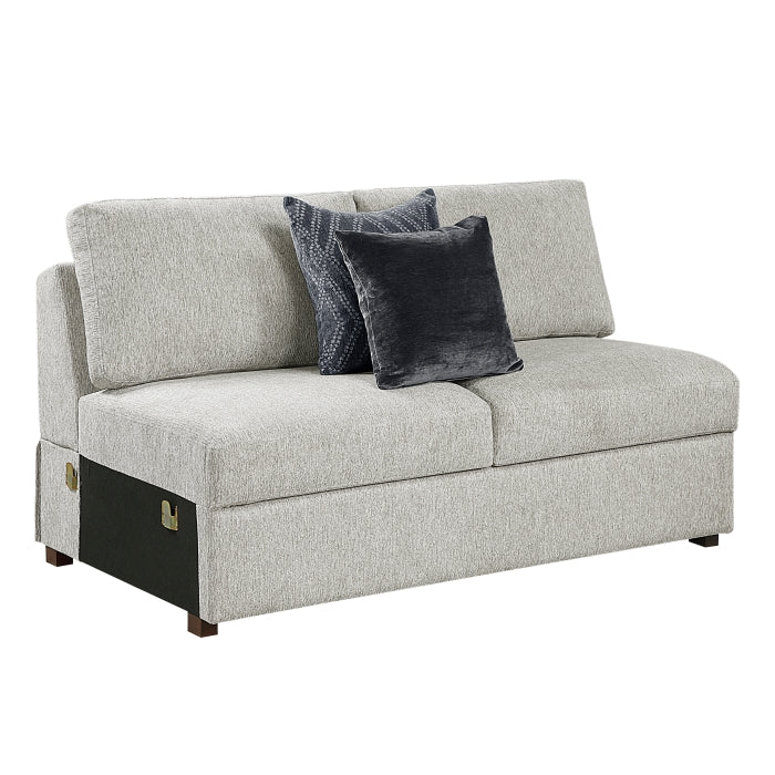 8548GY*42ACLCR2AA 3-Piece Sectional with Pull-out Bed - 8548GY*42ACLCR2AA