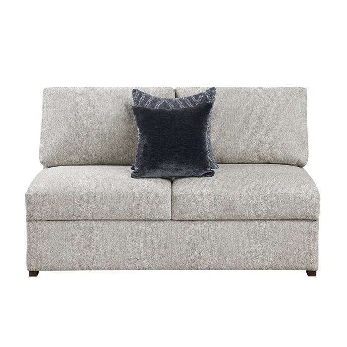 8548GY*42VC2AA 3-Piece Sectional with Convertible and Reversible Chaise,  Hidden Storage, Click Motion Back - 8548GY*42VC2AA