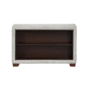 8548GY*4VC15ACLA2 (4)3-Piece Sectional with Two Reversible Chaises, Pull-out Bed, Hidden Storage, Click Motion Back and Two Arms with Shelves and Charging Ports - 8548GY*4VC15ACLA2