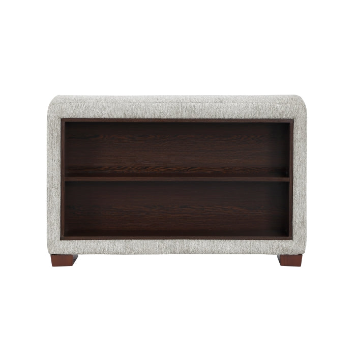 8548GY*4VC15ACLA2 (4)3-Piece Sectional with Two Reversible Chaises, Pull-out Bed, Hidden Storage, Click Motion Back and Two Arms with Shelves and Charging Ports - 8548GY*4VC15ACLA2