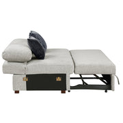 8548GY*52ACLCR2AAOT 4-Piece Sectional with Pull-out Bed and Ottoman - 8548GY*52ACLCR2AAOT