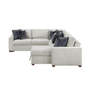 8548GY*5SC15ACLA 4-Piece Sectional with Reversible Chaise, Pull-out Bed, Hidden Storage and Click Motion Back - 8548GY*5SC15ACLA