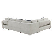 8548GY*5VC2ACR2ACLA 4-Piece Sectional with Reversible Chaise, Pull-out Bed and Hidden Storage - 8548GY*5VC2ACR2ACLA