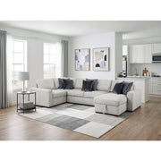 8548GY*5VC2ACRACA (5)4-Piece Sectional with Convertible and Reversible Chaise,  Hidden Storage, Click Motion Back - 8548GY*5VC2ACRACA