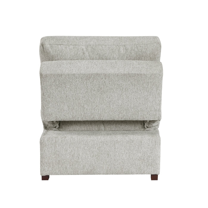 8548GY*6SC15ACLA4 5-Piece Sectional with Reversible Chaise, Pull-out Bed, Hidden Storage and Click Motion Back - 8548GY*6SC15ACLA4