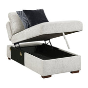 8548GY*6VC2ACR2ACLAOT 5-Piece Sectional with Reversible Chaise, Pull-out Bed and Ottoman - 8548GY*6VC2ACR2ACLAOT