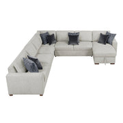 8548GY*6VCCR22AACA (6)5-Piece Sectional with Convertible and Reversible Chaise,  Hidden Storage, Click Motion Back - 8548GY*6VCCR22AACA