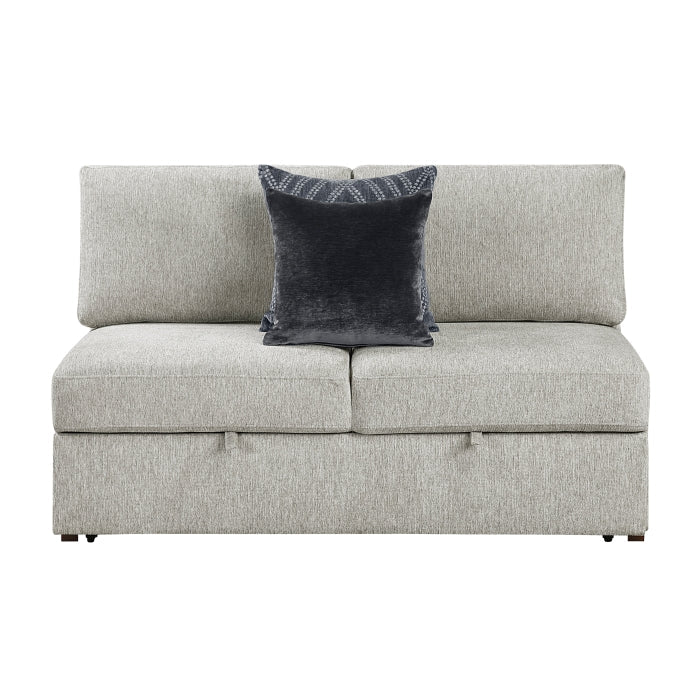 8548GY*7VC2ACR2ACLACAOT 6-Piece Sectional with Reversible Chaise, Pull-out Bed and Ottoman - 8548GY*7VC2ACR2ACLACAOT