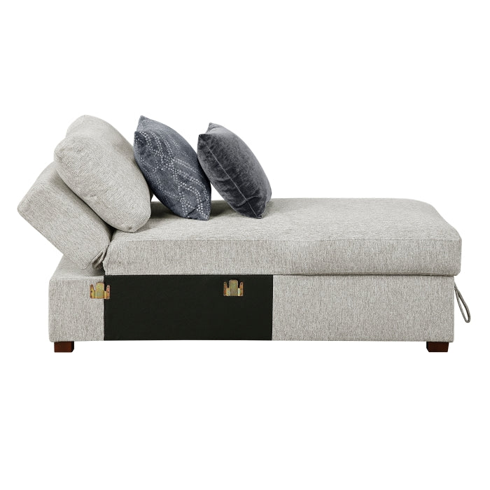8548GY*7VC2ACR2ACLACAOT 6-Piece Sectional with Reversible Chaise, Pull-out Bed and Ottoman - 8548GY*7VC2ACR2ACLACAOT