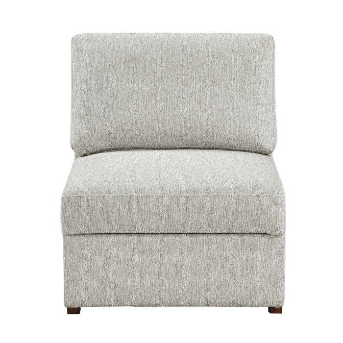 8548GY-AC Armless Chair - 8548GY-AC