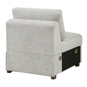 8548GY-AC Armless Chair - 8548GY-AC