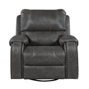 8549GRY-1 Swivel Glider Reclining Chair - 8549GRY-1