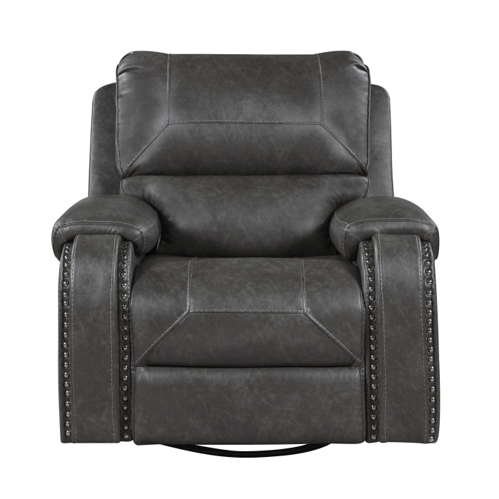 8549GRY-1 Swivel Glider Reclining Chair - 8549GRY-1