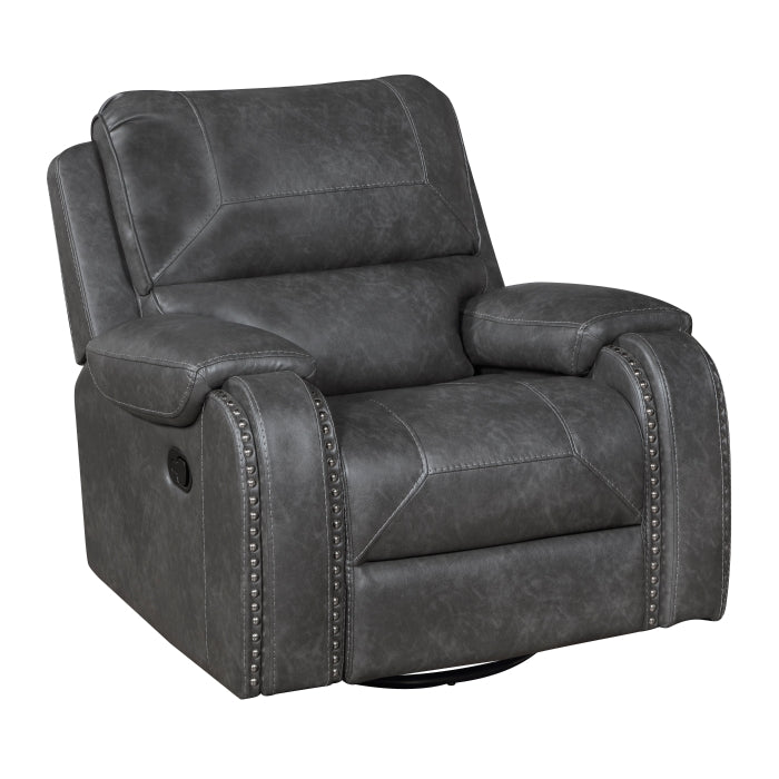 8549GRY-1 Swivel Glider Reclining Chair - 8549GRY-1