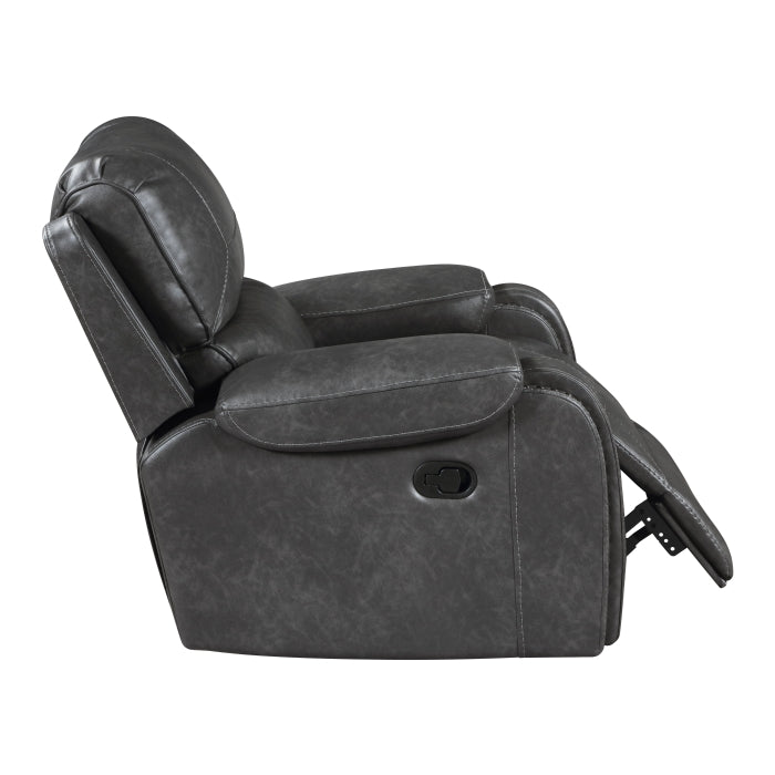 8549GRY-1 Swivel Glider Reclining Chair - 8549GRY-1