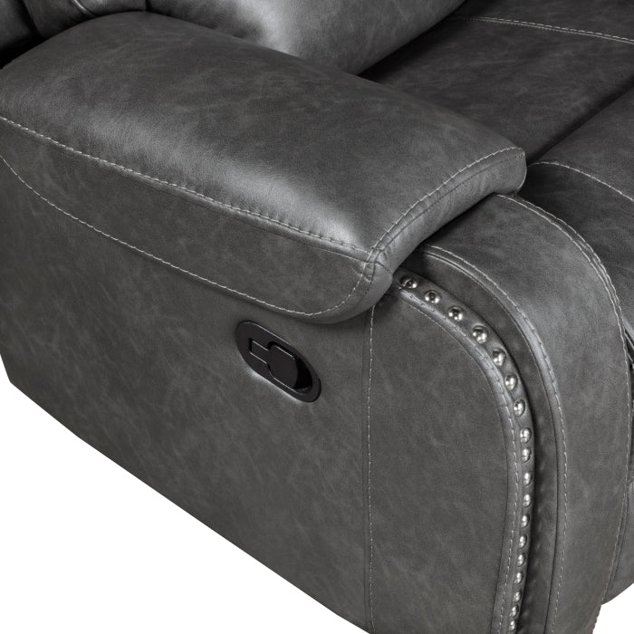 8549GRY-1 Swivel Glider Reclining Chair - 8549GRY-1