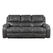 8549GRY*2 2pc Set: Sofa, Love - 8549GRY*2