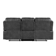 8549GRY*2 2pc Set: Sofa, Love - 8549GRY*2
