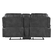 8549GRY*2 2pc Set: Sofa, Love - 8549GRY*2