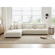 8555BE*2AC1CROT (4)4-Piece Modular Sectional with Ottoman - 8555BE*2AC1CROT
