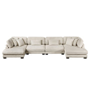 8555BE*2AC2VC (4)4-Piece Modular Sectional with Reversible Chaise - 8555BE*2AC2VC