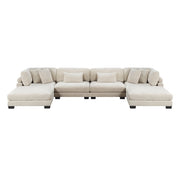 8555BE*2CR2AC2OT (6)6-Piece Modular Sectional with Ottomans - 8555BE*2CR2AC2OT