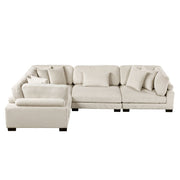 8555BE*3CRAC (4)4-Piece Modular Sectional - 8555BE*3CRAC