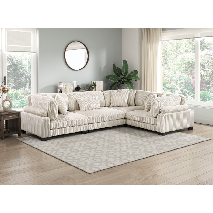 8555BE*3CRAC (4)4-Piece Modular Sectional - 8555BE*3CRAC