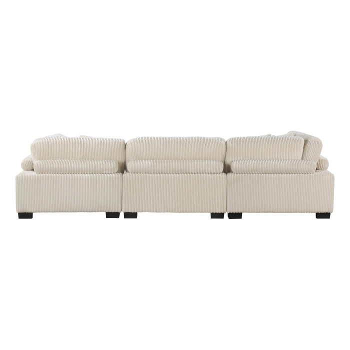 8555BE*4OT (4)4-Piece Modular Sectional with Ottoman - 8555BE*4OT