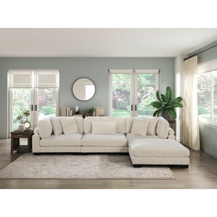 8555BE*4OT (4)4-Piece Modular Sectional with Ottoman - 8555BE*4OT