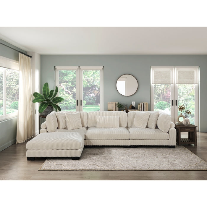 8555BE*4OT (4)4-Piece Modular Sectional with Ottoman - 8555BE*4OT