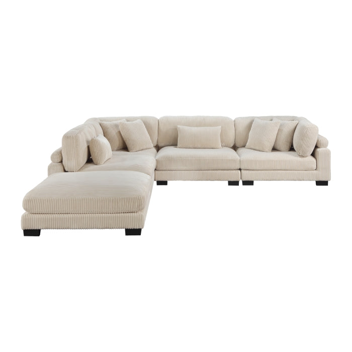 8555BE*5OT (5)5-Piece Modular Sectional with Ottoman - 8555BE*5OT
