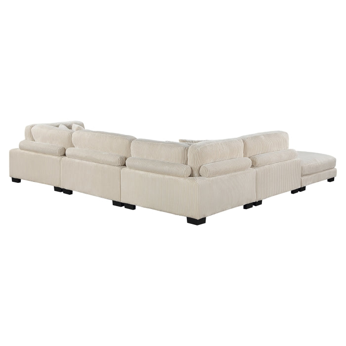 8555BE*5OT (5)5-Piece Modular Sectional with Ottoman - 8555BE*5OT