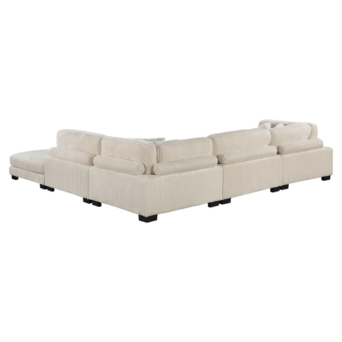 8555BE*5OT (5)5-Piece Modular Sectional with Ottoman - 8555BE*5OT