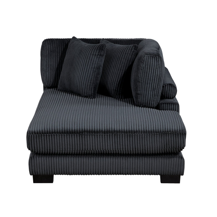 8555BK*2AC2VC (4)4-Piece Modular Sectional with Reversible Chaise - 8555BK*2AC2VC