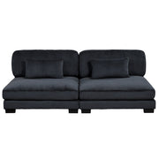 8555BK*2AC2VC (4)4-Piece Modular Sectional with Reversible Chaise - 8555BK*2AC2VC